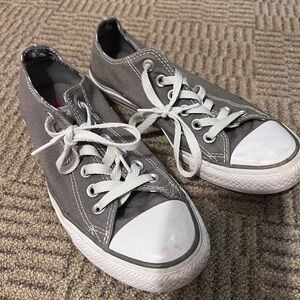 Converse Gray and White Sneakers